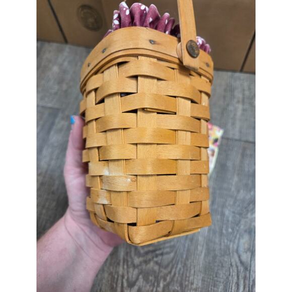 Longaberger 1998 Horizons Of Hope Basket Liner Protector American Cancer Society - Picture 7 of 8